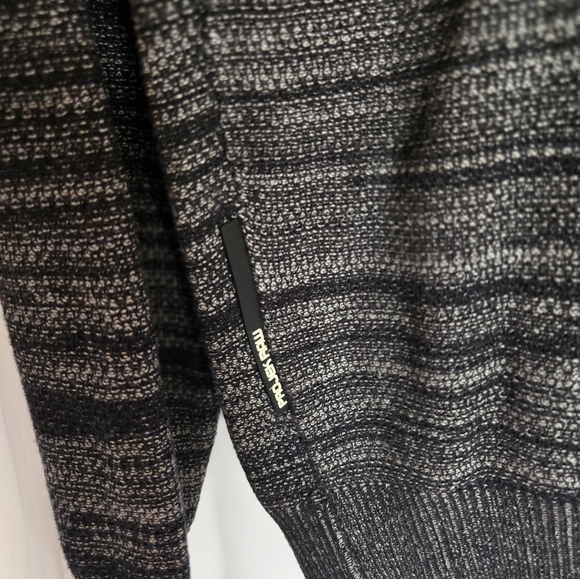 Projek Raw Long Sleeve 1/4 Zip Pullover In Grey And Black Size Medium - Picture 8 of 8